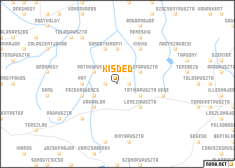 map of Kisdéd
