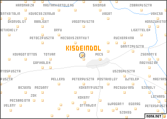 map of Kisdeindol