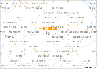 map of Kisdorog