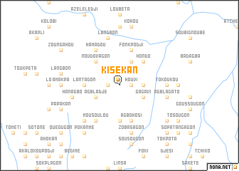 map of Kisekan