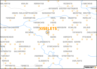 map of Kiselets