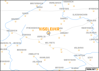 map of Kiselëvka