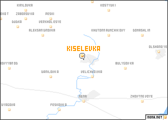 map of Kiselëvka