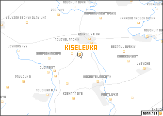 map of Kiselëvka