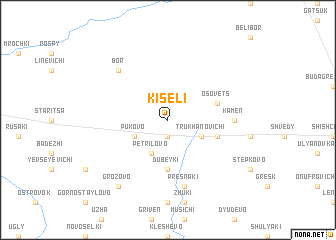 map of Kiseli