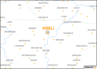 map of Kiseli