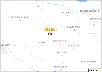 map of Kiseli