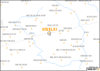 map of Kiselʼki