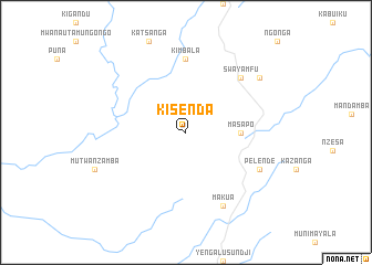 map of Kisenda