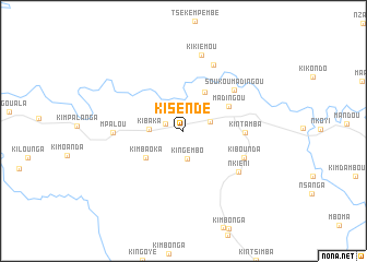 map of Kisendé