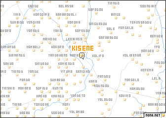 map of Kisene