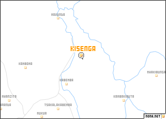 map of Kisenga