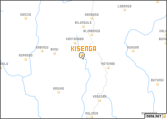 map of Kisenga