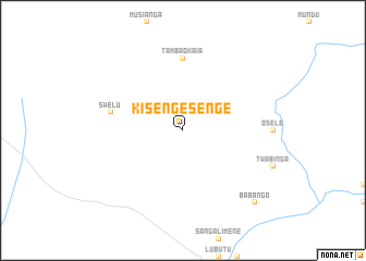 map of Kisengesenge