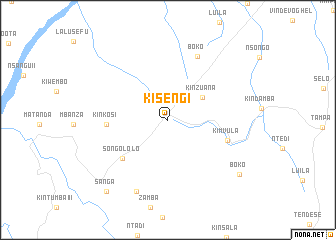 map of Kisengi