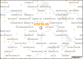 map of Kisfalud