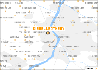 map of Kis-Gellérthegy