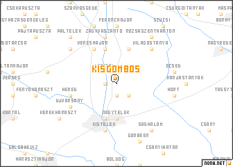 map of Kisgombos