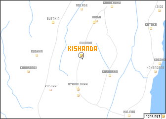 map of Kishanda