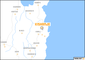 map of Kishanje