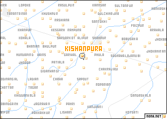 map of Kishanpura