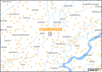 map of Kishanpura