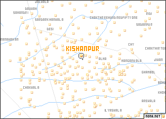 map of Kishanpur