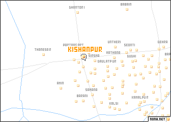 map of Kishanpur