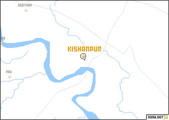 map of Kishanpur