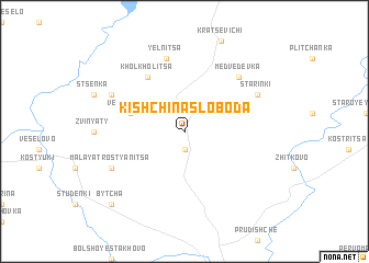 map of Kishchina-Sloboda