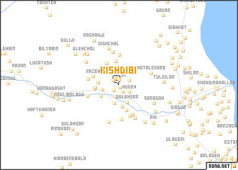 map of Kīsh Dībī
