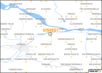 map of Kishegy