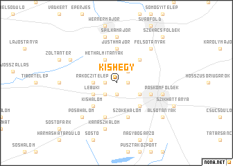 map of Kishegy