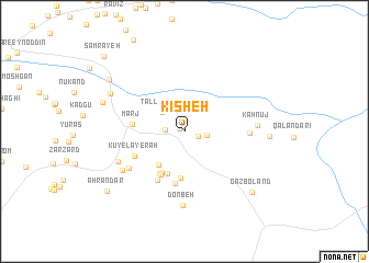 map of Kīsheh