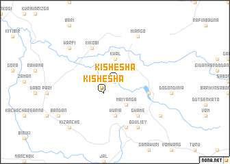 map of Kishesha