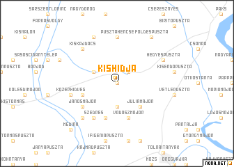 map of Kishídja