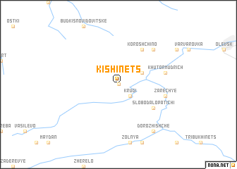 map of Kishinets