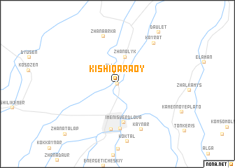 map of Kishi Qaraoy