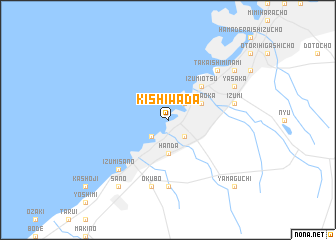 map of Kishiwada