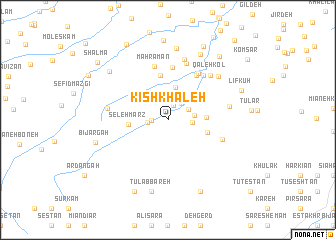 map of Kīsh Khāleh