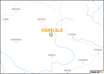 map of Kishololo