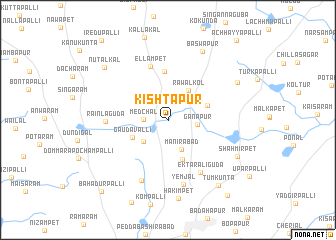 map of Kishtāpur