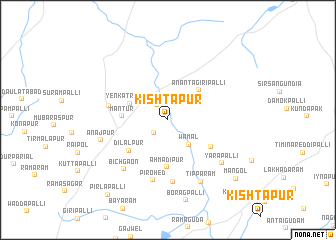 map of Kishtāpur