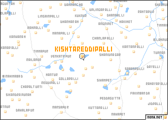 map of Kishtareddipalli