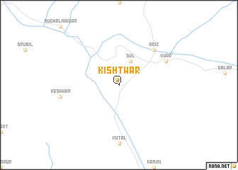 map of Kishtwār