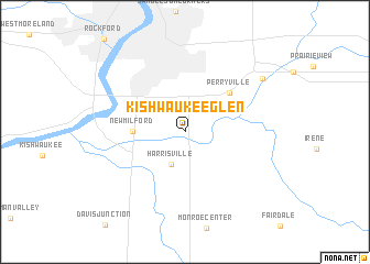 map of Kishwaukee Glen