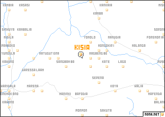 map of Kisia