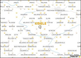 map of Kisiele