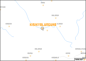 map of Kisikya-Lunguma