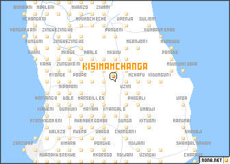 map of Kisima Mchanga